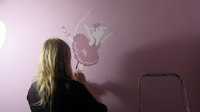 Angelina Ballerina murals